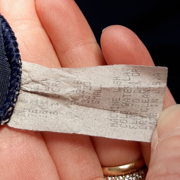 BCBG Max Azria Vintage Midnight Blue Velvet Mockneck Gown - Picture 7 of 12